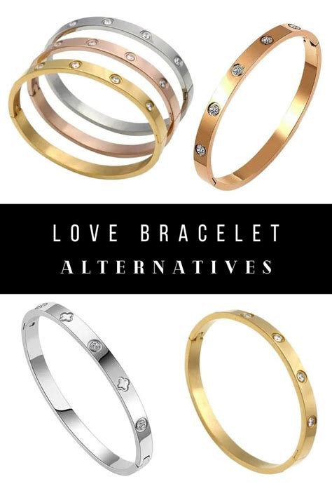 love bracelet cartier dupe|cartier love bracelet lookalikes.